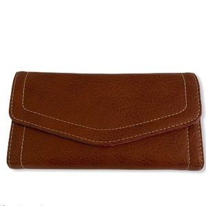 Multi Compartment Wallet Brown